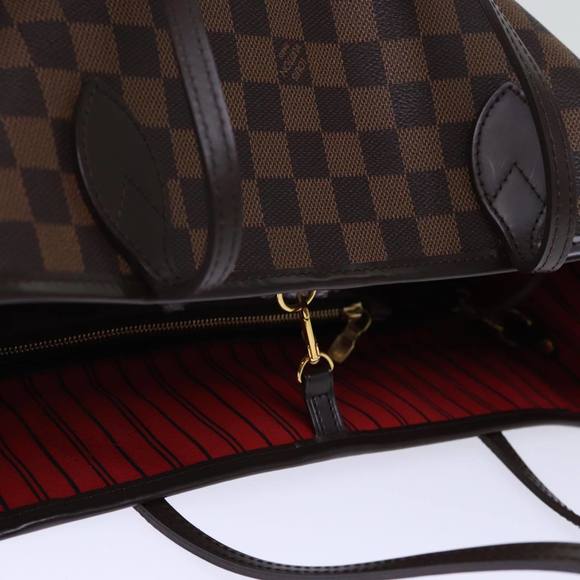 LOUIS VUITTON Damier Ebene Neverfull MM Tote Bag N51105 LV Auth am6117A - Picture 6 of 16